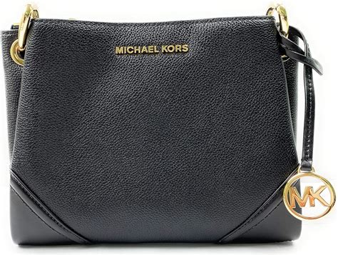 michael kors nicole large pebbled leather crossbody bag|Michael Kors burgundy crossbody bag.